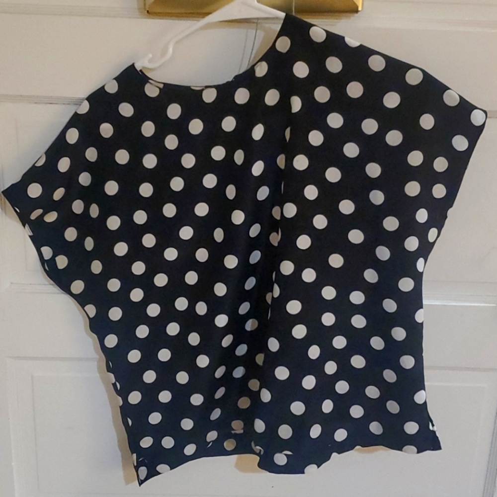 VINTAGE Polkadot Blouse